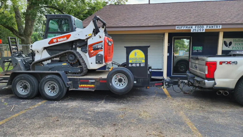 Alabama Baptist Disaster Relief teams getting set up in Texas 1